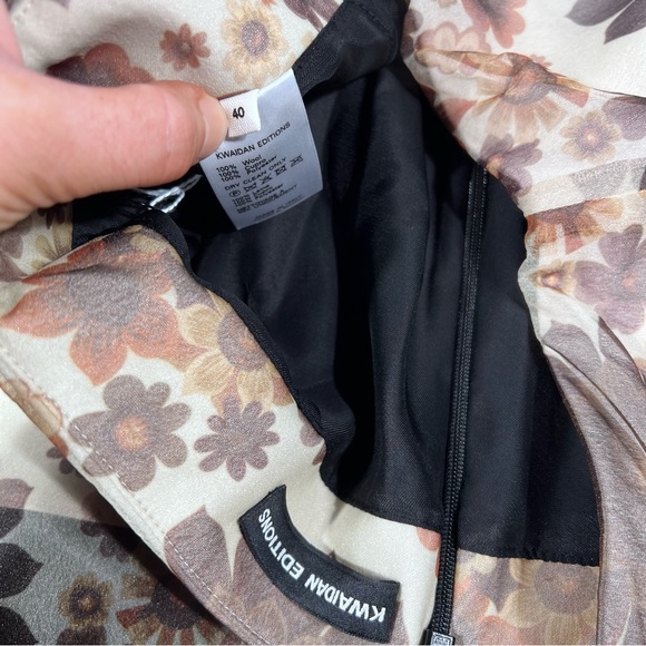 KWAIDAN Editions Layered Floral Retro Print Skirt - Picture 9 of 12